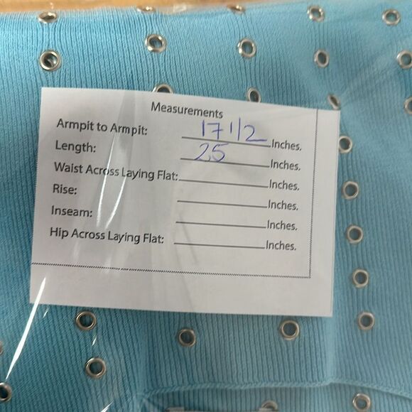 Cache Metal Studded Sweater Long Sleeves Sz L - Picture 8 of 8